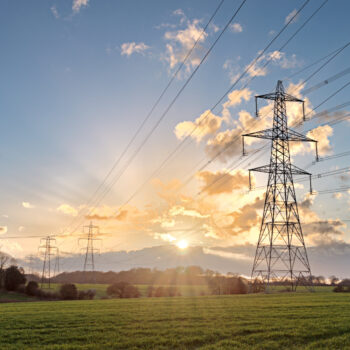 Electricity Pylon – UK standard overhead power line transmission