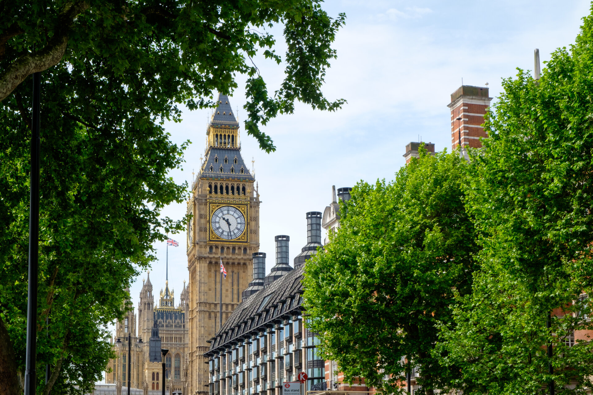 Big Ben and Portcullis House, Westminster, UK. Photo by Jeanette Teare via Adobe.